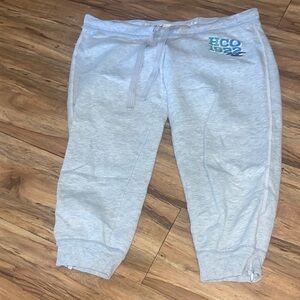 Hollister Light Gray Joggers with Blue Logo